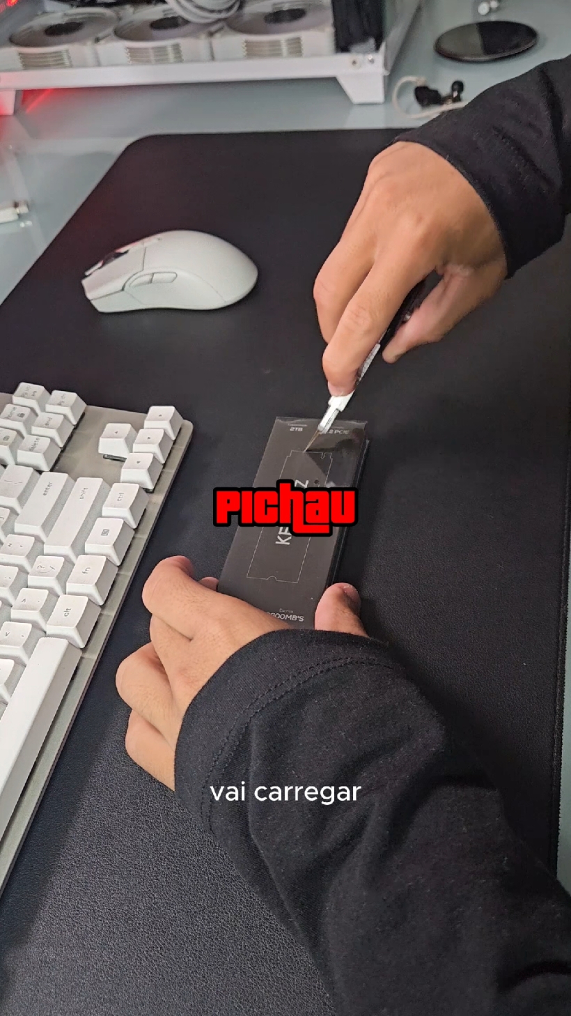 Sim, seu #pc merece um SSD nvme... e eu vim apresentar uma opção, kepler z da pichau! #meme #pcgamer #gamer 