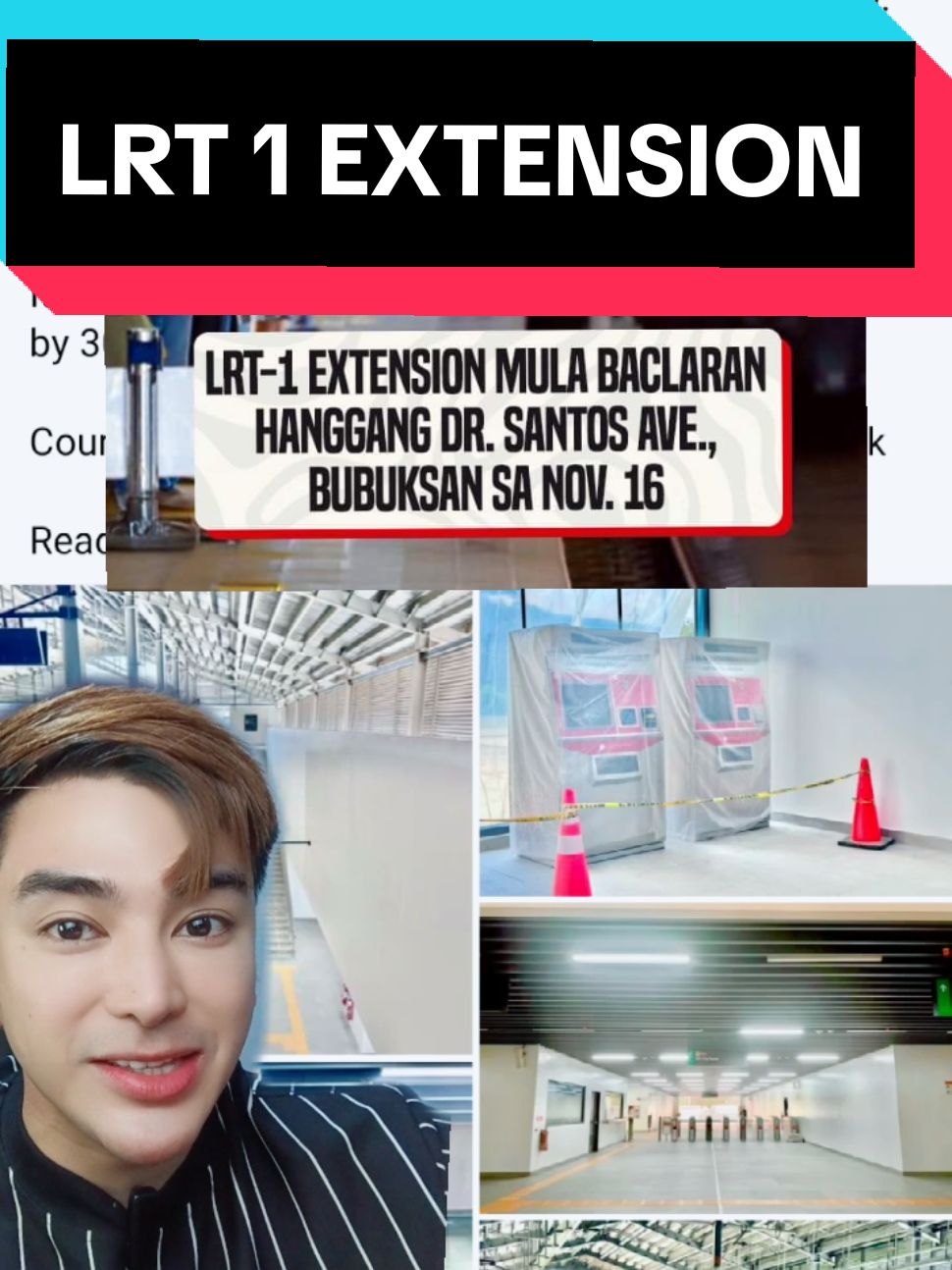 QC TO PARAÑAQUE 30 MINS TRAVEL NALANG! LRT 1 CAVITE EXTENSION MAGOOPEN NA SA NOV 16! 🥳🚃