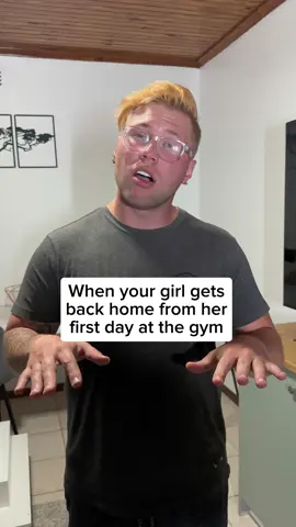 First workout had her crying 😂 #fyp #couplecomedy #relatable #wifey #GymTok #mixedcouple 