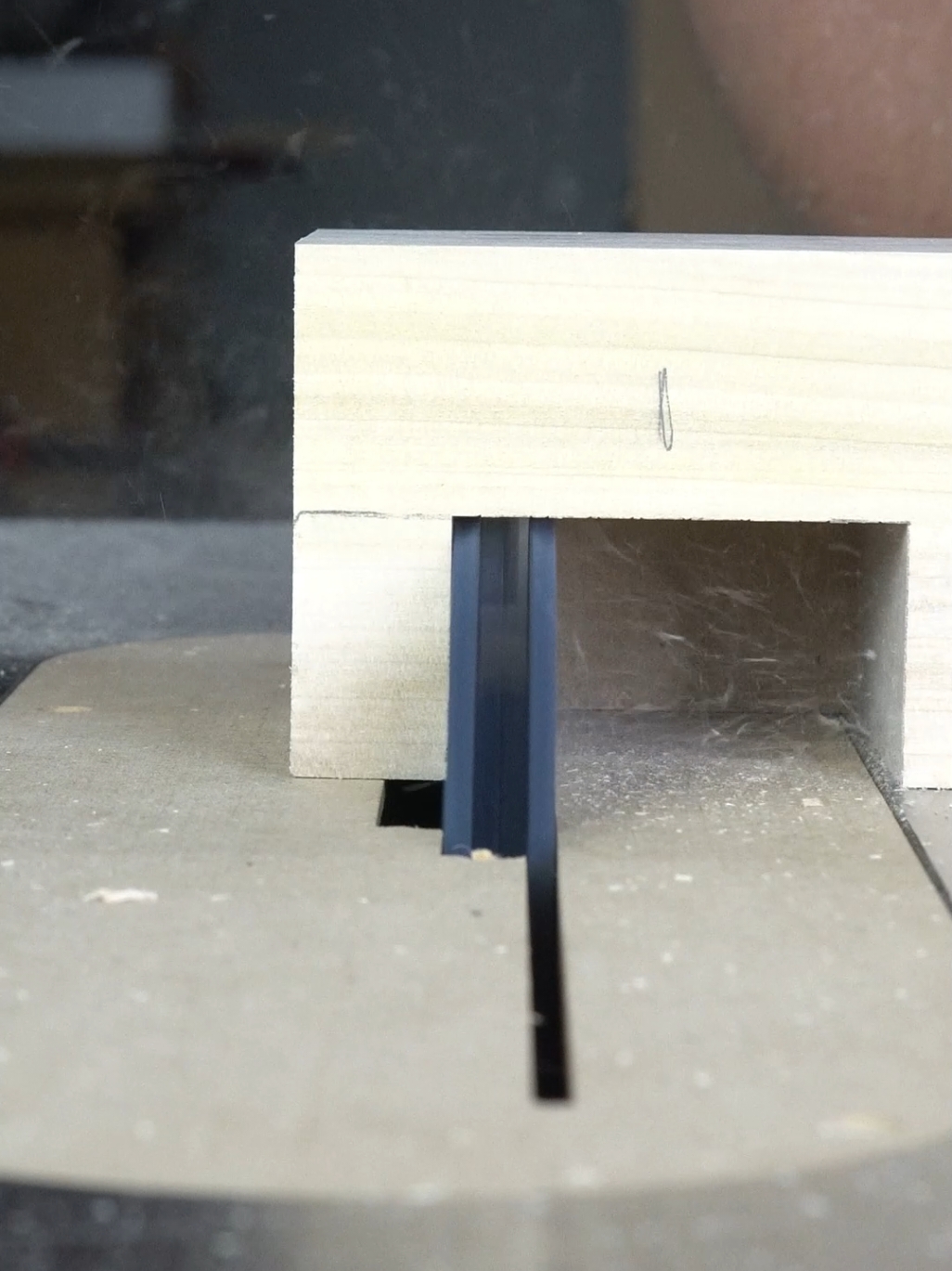 Perfect halflap joints on the table saw with this dado stack and miter gauge setup to make up a leg for a workbench.  How do you cut halflap joints?  The tools used in this video are available from @toolstoday, be sure to check them out on our website! --- SawStop 1.75hp PCS Table Saw, item no. PCS175-TGP252 Amana Tool 8