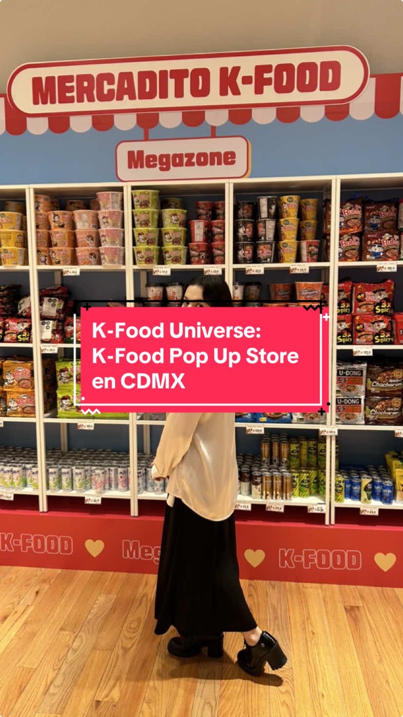 Si eres fan de la comida coreana y vives en CDMX, este video es para ti 👀🩷 Del 6 al 25 de noviembre llega K-Food Universe, una pop up store llena de actividades para amantes de la comida y la cultura coreana 🇰🇷✨ #fyp #fy #kfood #corea #coreano #comidacoreana #hallyu #mexico #cdmx #opinionpersonal #Vlog 