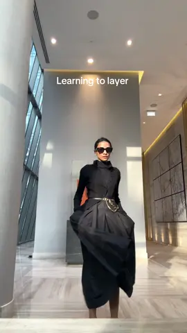 Layer 👏 layer 👏 layer 👏 #OOTD #whatiwore #stylingtips #fashiontipsforwomen #fashionhacks #mididress #dressforfall #fallfits #winterfits #luxuryfits 