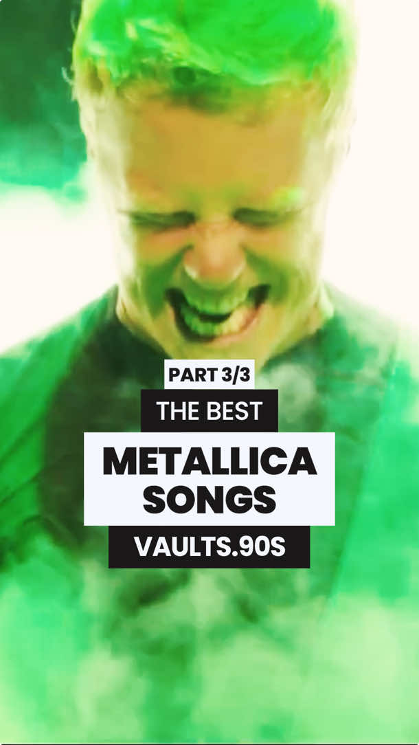 METALLICA MOST POPULAR SONGS 🎸 3/3 #metallica #rockmusic #90s #90smusic 