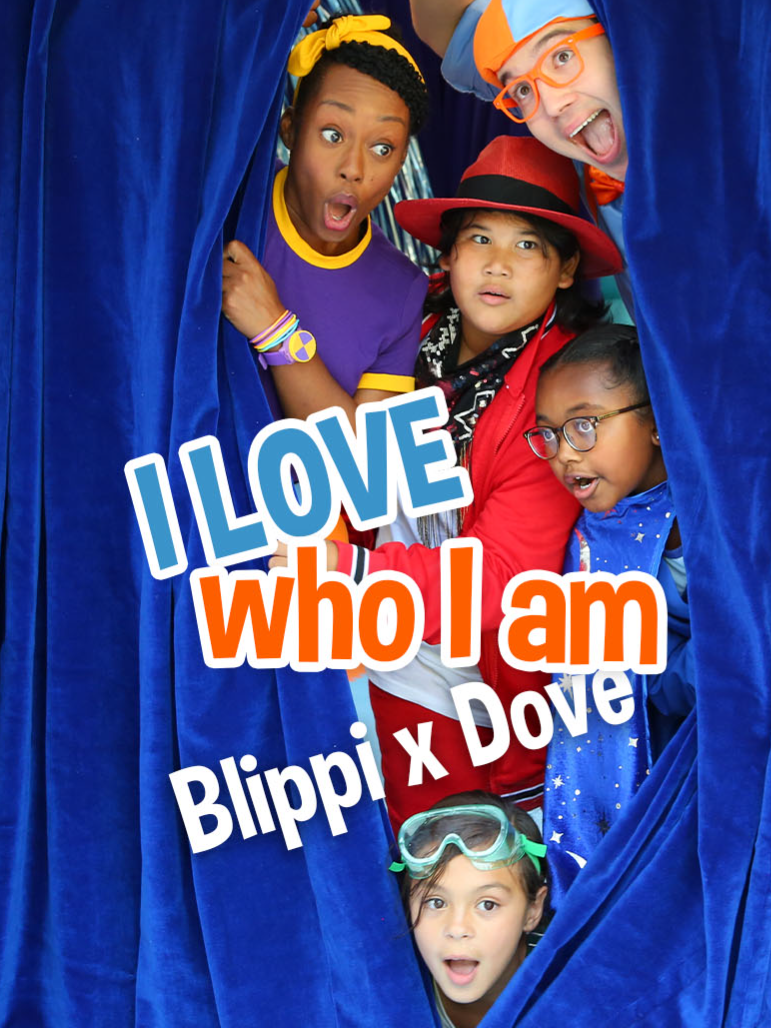 I Love Who I Am 💛 Blippi, Meekah, and the talent show cast shine a spotlight on self-love and self-esteem, embracing what makes each of them special and inspiring everyone to do the same! 💛#Blippi and the #Dove Self-Esteem Project building kids' self-confidence!💛 #confidence #empowerment #healthyliving #happykids #selfesteem #kidsbelike