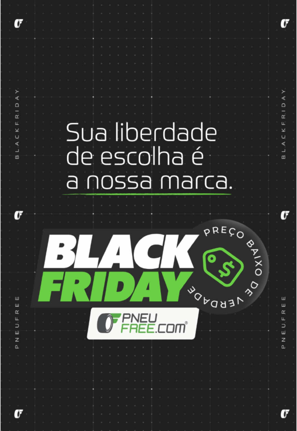 ⚠️Começou a maior Black Friday de pneus da história.🔥 Como pioneiros que somos, antecipamos a nossa Black Friday para você aproveitar!     Ofertas de VERDADE     Menor custo de frete     Entrega super rápida     Melhor experiência de compra  Compre com quem manja dos paranauê. Acesse www.pneufree.com.br e confira! #pneufree #blackfriday #ofertas #pneu #blackfridaypneufree #buscalá 