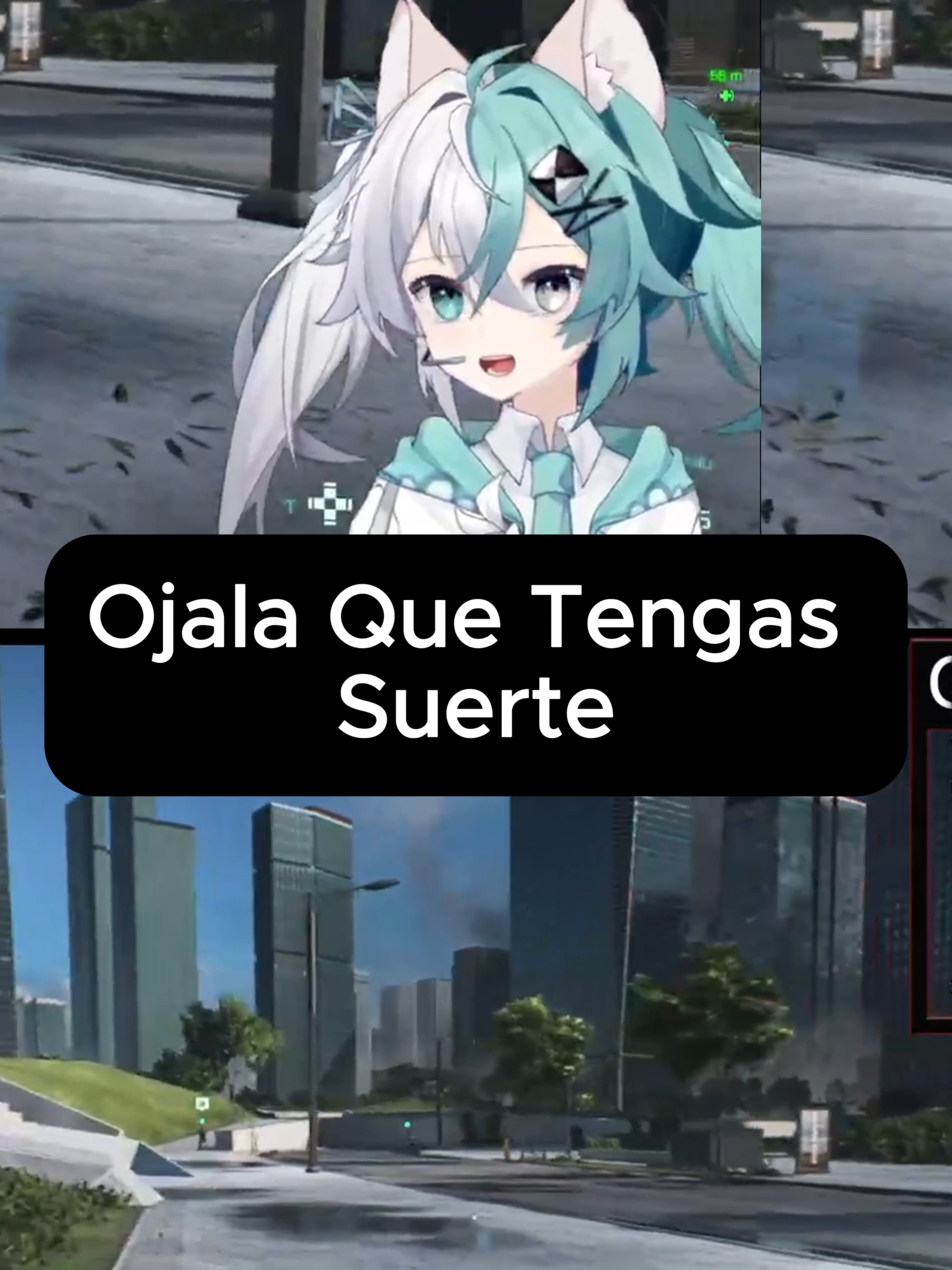 no entiendo por que mi equipo reclama tanto, yo solo quiero divertirme #momento #vtuber #hatsune #lagatabajolalluvia #battlefield