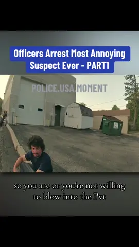 Officers Arrest Most Annoying Suspect Ever - PART1 #cop #police  #policeofficer #foryou #foryoupage #bodycam #sheriff  #viral