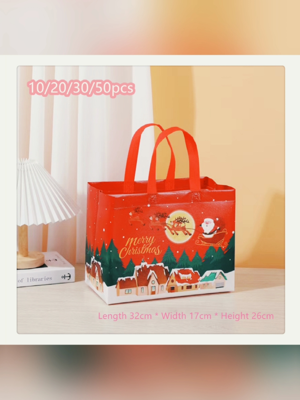 New 【10/20/30/50pcs】Mabuhay Upscaled Non-Woven Christmas Bag New Year Gift Bag ECO Bag Tote Bag FM03# #tiktokviraltrending #tiktokviralvideo #tiktokviral #tiktok #viral #christmas #bag #christmasbag #ecobag #totebag #merrychristmas #xmas2024 #wovenbag 