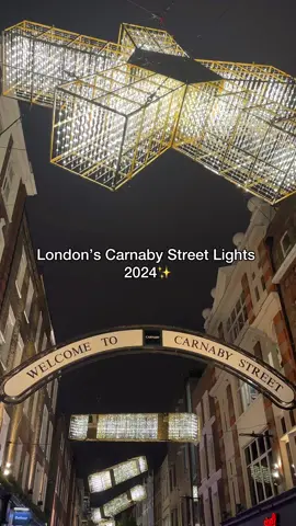 Carnaby street lights 2024 #London #christmas 