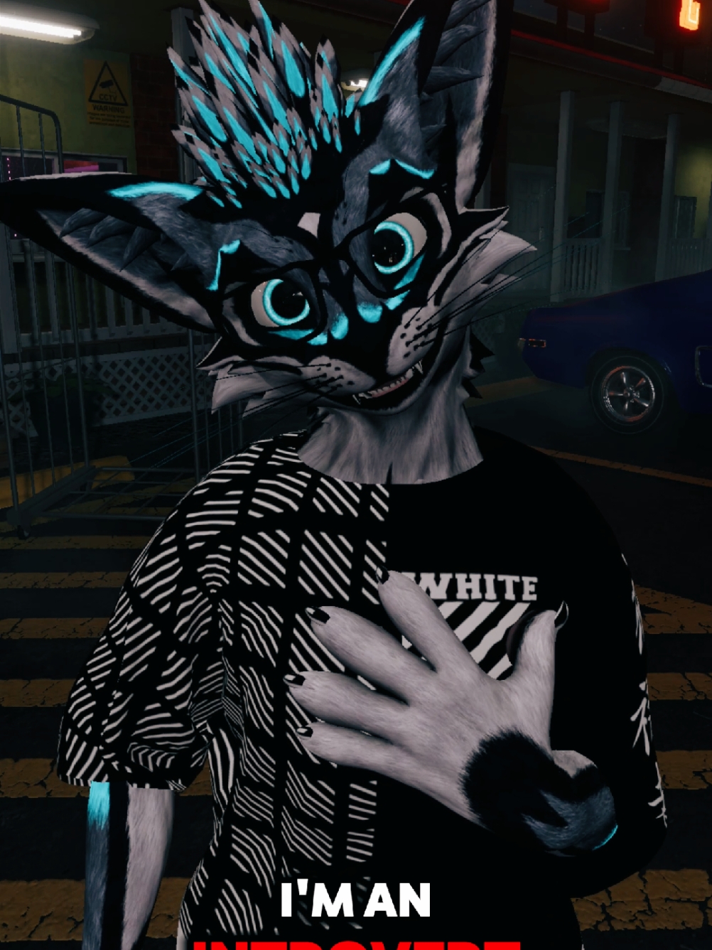 mistakes where made uwu #introvert #fyp #vr #vrchat #furry #furryfandom #vive #facetracking #eyetracking #fbt 