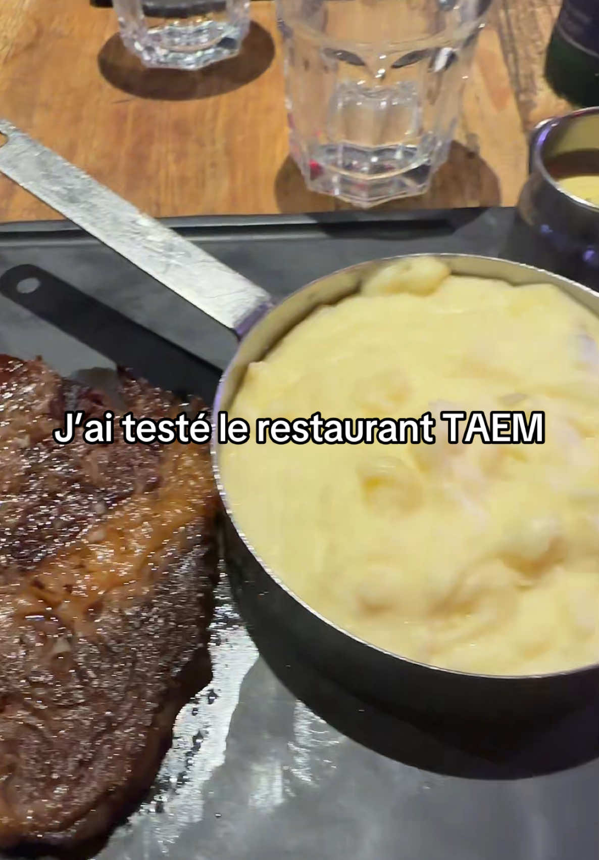 J’ai testé le restaurant @TAEMBOUCHERIERESTAURANT #pourtoi #fyp #FoodTok #restaurant #viande 