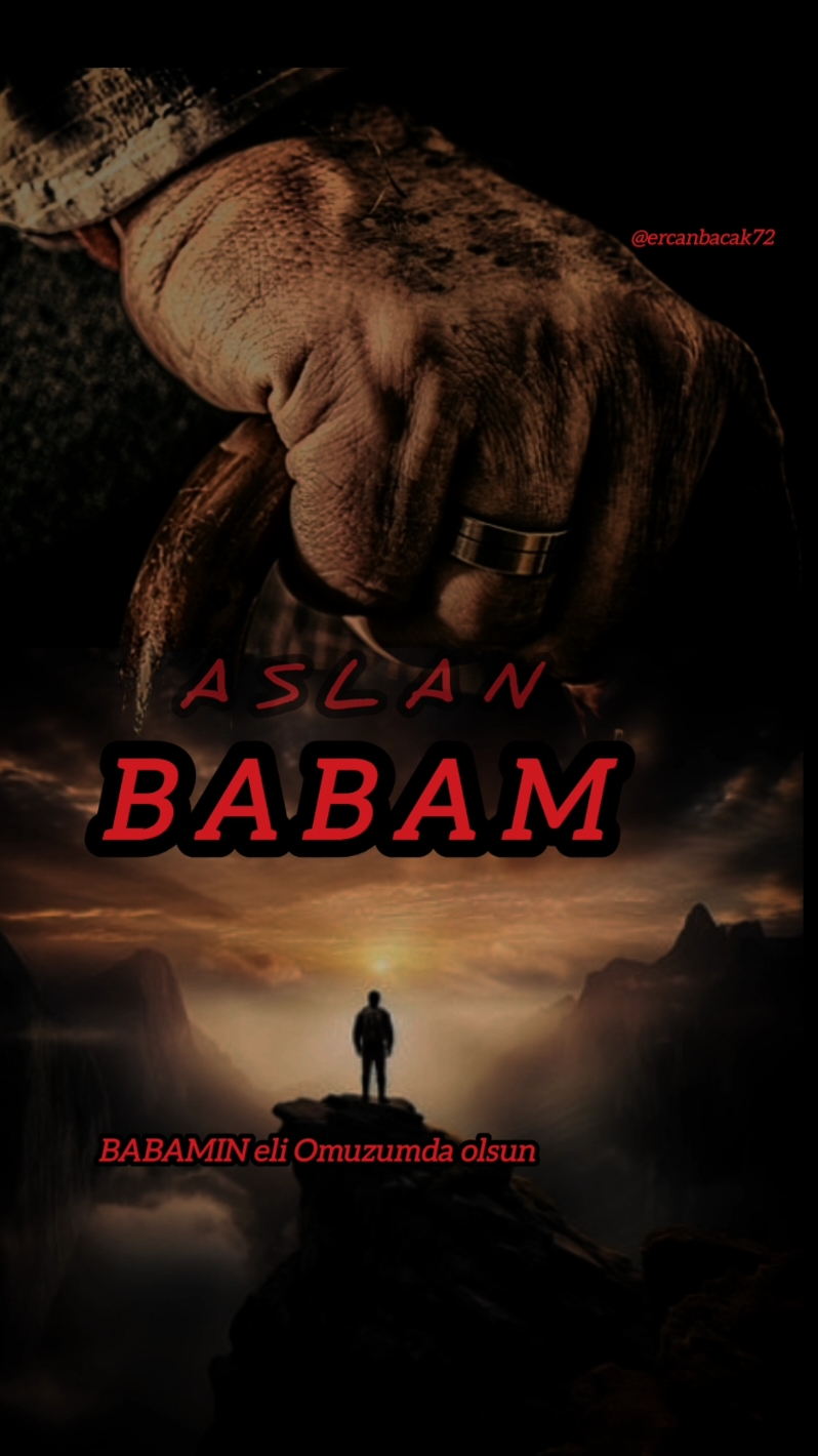 Aslan Babam  #ercanbacak72 #anne #baba #evlat #sevgi #evlatsevgisi #evlatcandır #annesevgisi #babasevgisi #anlamlısözler #özlüsözler #anneler #babalar #duygusalsözler #duygusalvideolar #hüzünlüvideolar #acı #ağlama #ailevideoları #keşfet #fyp 