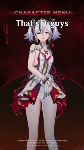 Camellya idle animation elemental burst liberation #wutheringwaves #camellya #foru #genshinimpact34