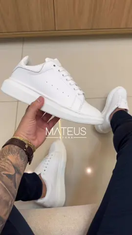 TÊNIS MCQUEEN BRANCO (importado)  #tenis #lojaonline #vendas #homemestiloso 