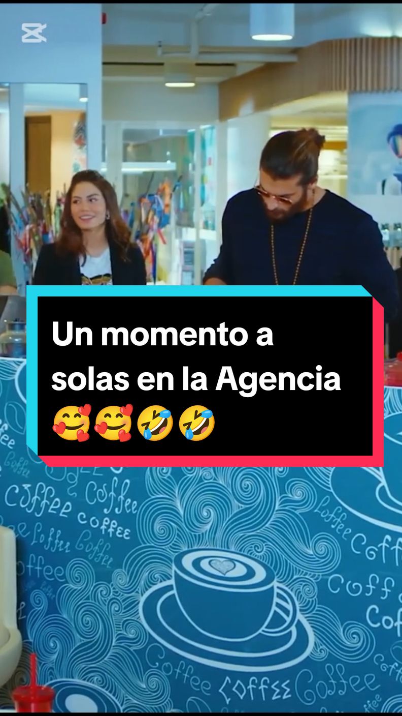 Un momento a solas en la Agencia 🥰🥰🤣🤣.../Pajaro Soñador-Erkenci Kus  #pajarosoñador #erkencikus #novelasturcas #davidedumark #canyaman #demetozdemir #CapCut 