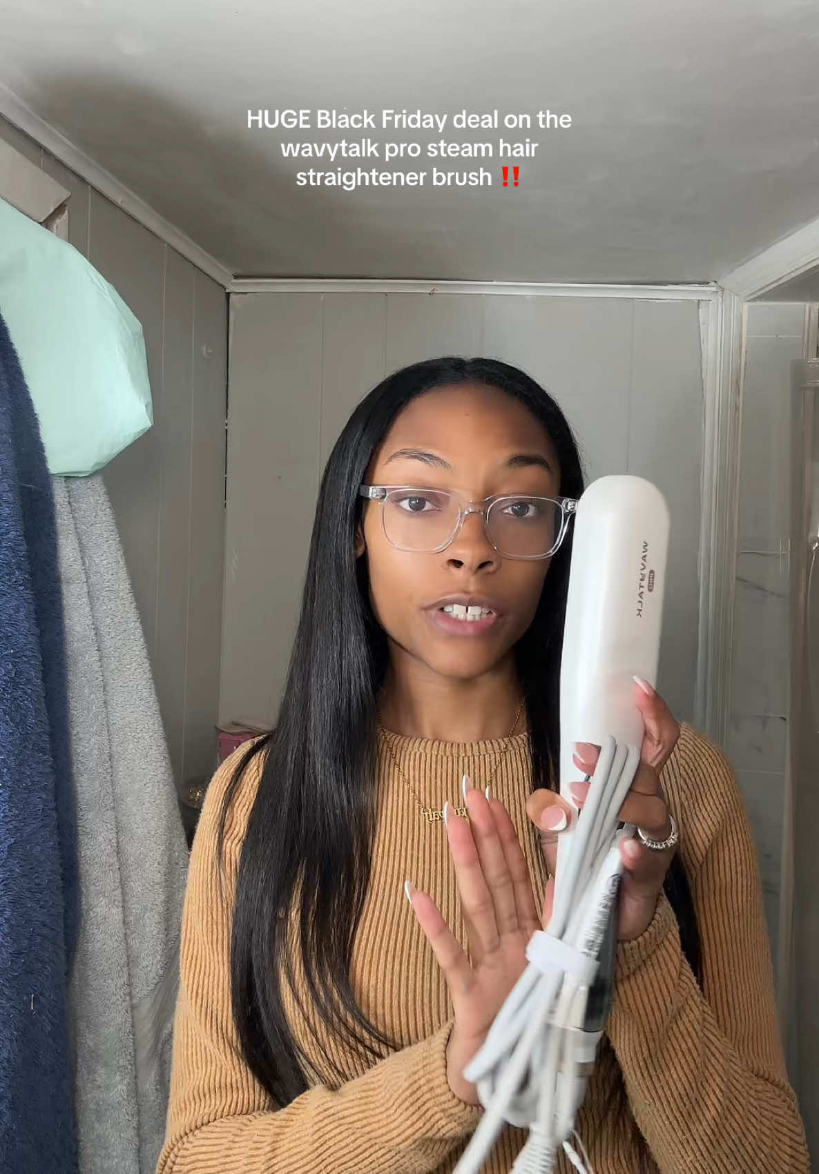 Black friday deals are coming in clutch rn for wavytalk products 😅🤞🏽  #wavytalk #deals #blackfriday #cybermonday #wavytalkhair #steamstraightener #straightenerbrush #wavytalkstraightener #wavytalkheatedbrush #wavytalkstraighteningbrush #silkpress #longhair @wavytalkofficial 