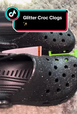 They are very cute and comfortable ✨  #creatorsearchinsights #fyp #viral #repost #like #marketing #foryoupage #TikTokShop #video #treasurefinds #ordernow #ordertoday #crocs #glitter 