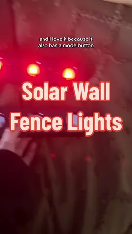 🚥SOLAR WALL FENCE LIGHTS #solar #solarlights #solarlightsoutdoor #gardentok #fencelights #christmaslights #tiktokshopblackfriday #tiktokshopcybermonday #spotlightfinds #blackfridayearlydeals #blackfridaydeals #blackfriday 