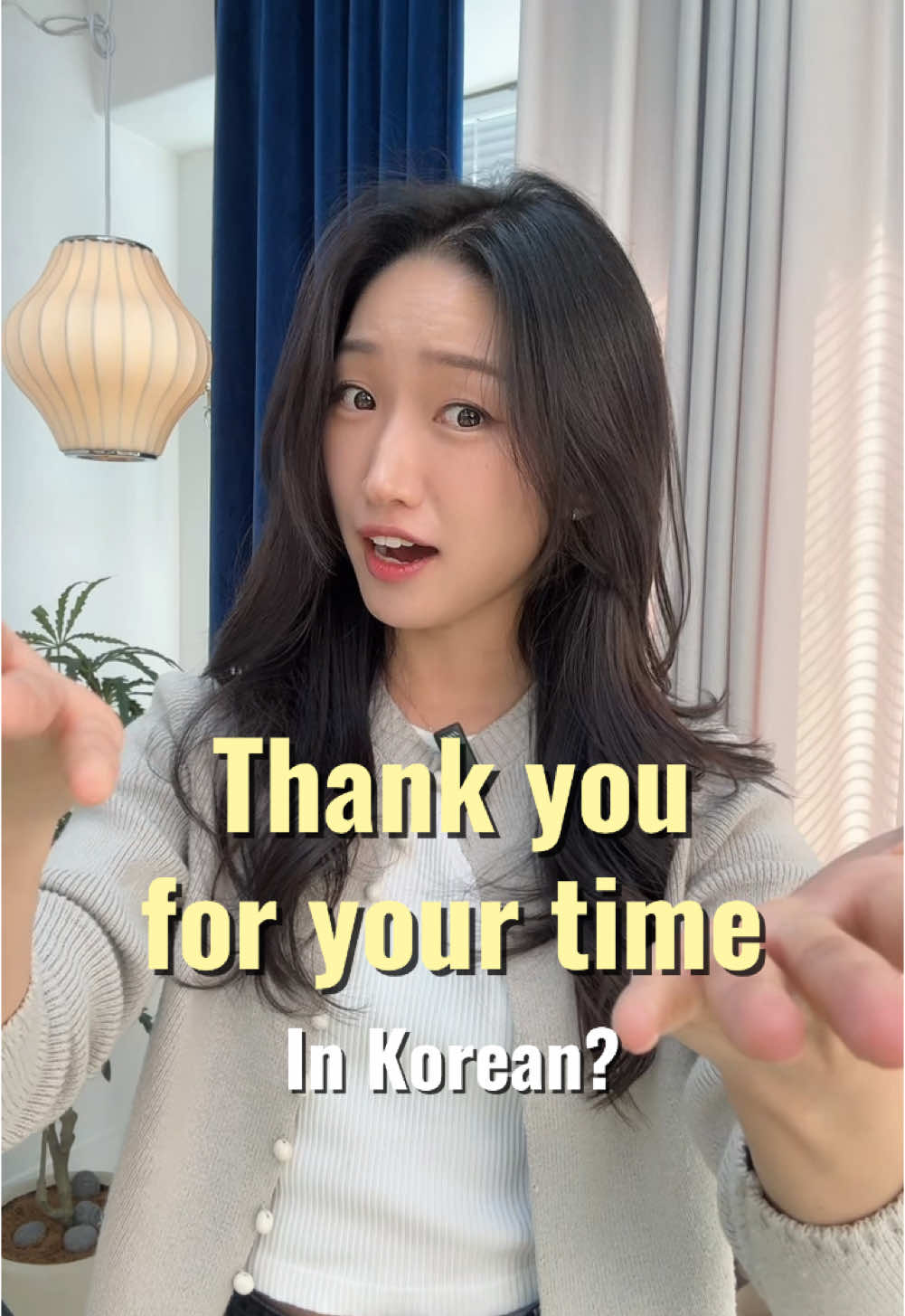 Here’s a short Korean expression you can use to show appreciation for someone else!  . . #korea #korean #koreanculture #koreanlanguage🇰🇷 #koreanteacher #koreanlearner #한국어 #learnkoreanwithme #learnkorean #koreanclass #studykorean #hangeul #koreanexpression 