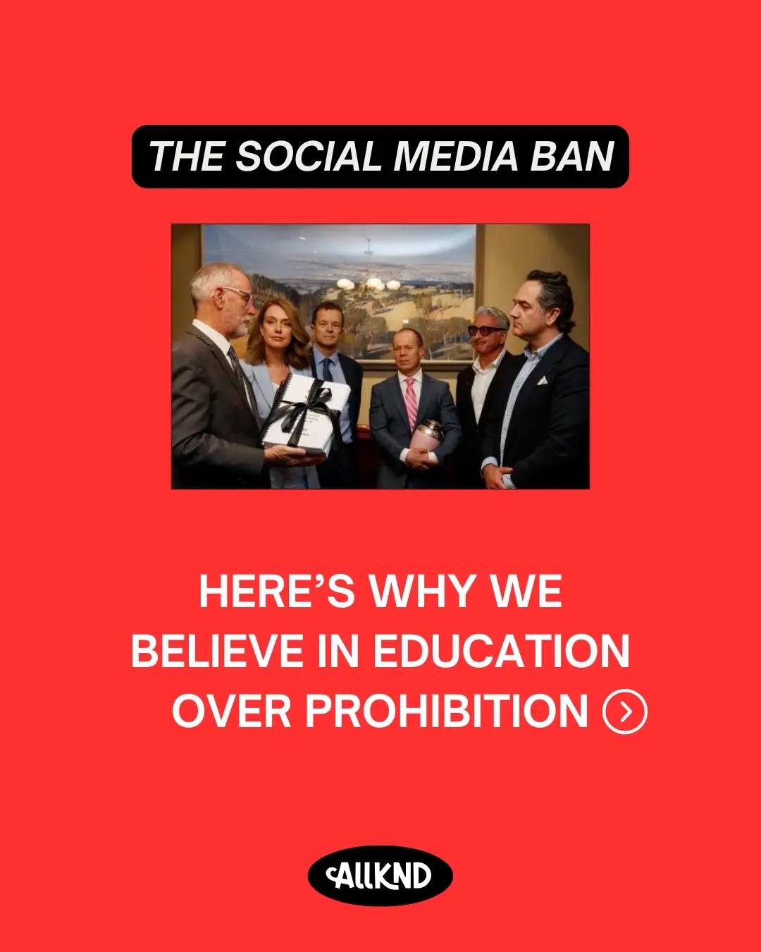 Here’s what we know 🚨 The harms of social media are clear and urgent, but a ban does *not* consider the full story. Experts have warned that a ban means young people will find new and unregulated ways to access social media, increasing risk and harm. We need a holistic approach consisting of media literacy training in the school curriculum and at home. Most importantly, we need the government to fund proper mental health education and care, and for social media companies to take responsibility by regulating and removing harmful content. We believe in education over prohibition. #allknd #mentalwellbeing #MentalHealth #digitalage #digitalsafety #digitaleducation #onlinesafety #auspol #socialmedia #socialmediaban #raisetheage #36months 