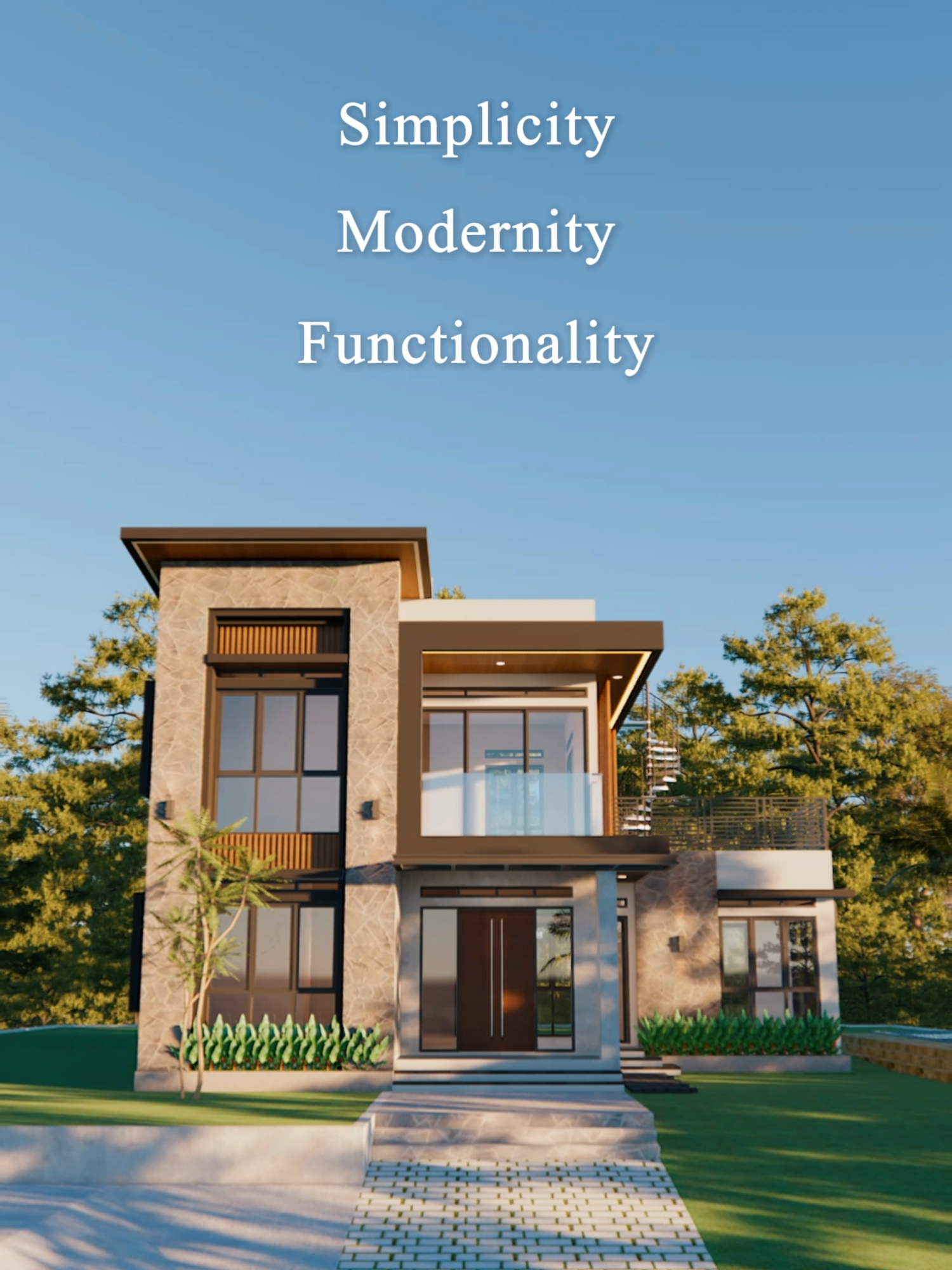 Modern residential villa! #fyp #desainrumah #desainrumahidaman #jasaarsitek #jasaarsitekonline #jasaarsitekrumah #rumahklasik #desainarsitek #arsitek #rumahminimalis #rumahmodern #desaininterior #desaineksterior #fyp #iderumah #idedesain #trending #challenge #foryoupage #fypシ゚viral #fypage