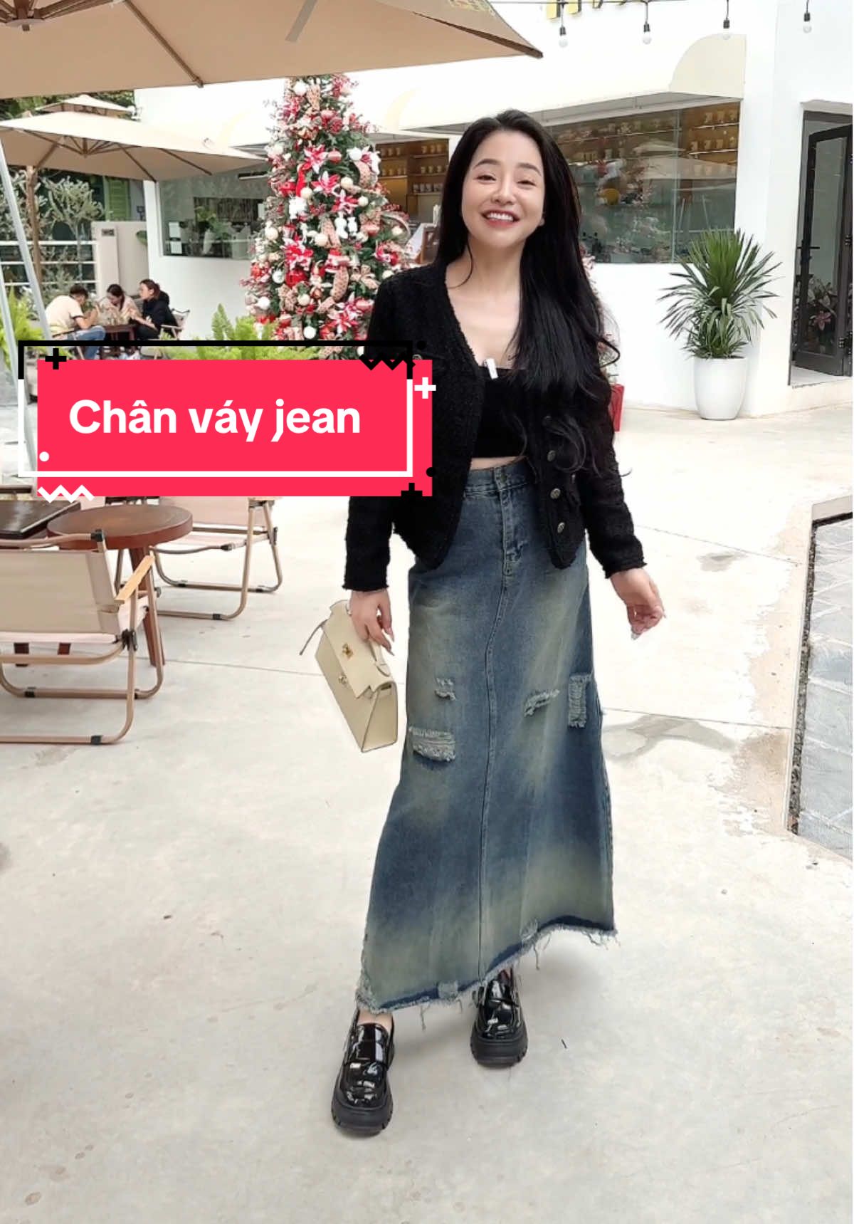 Chân váy jean xinh #chanvay #chanvaydai #chanvaybo #chanvayxinh 