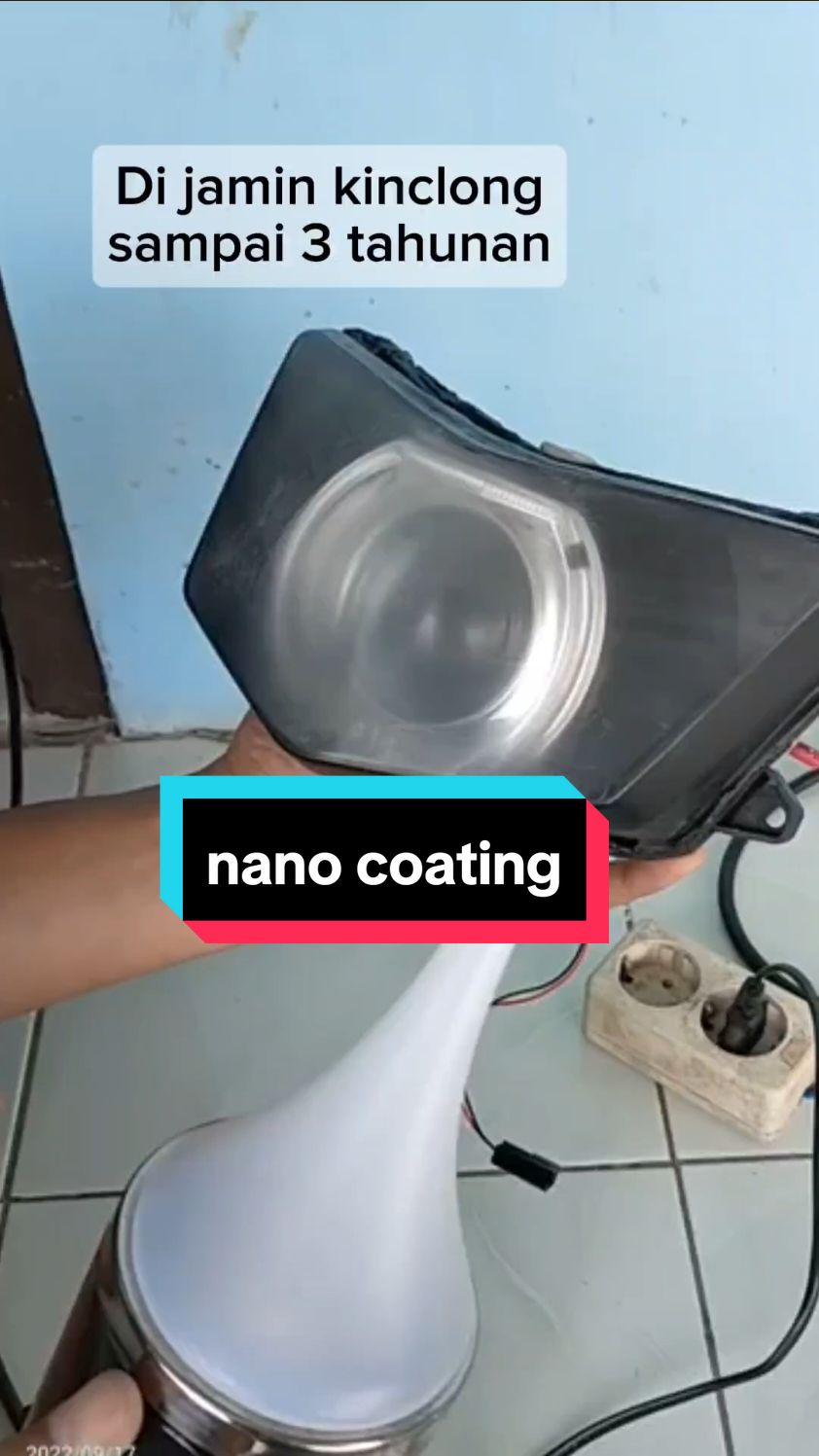 burn nano coating pengkilap lampu mobil solusi lampu kumas dan menguning #lampukusam #nanocoating 