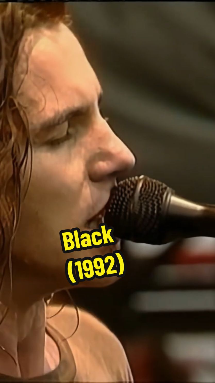 Pearl Jam - Black (Live at Pinkpop 92) (4K 60fps)