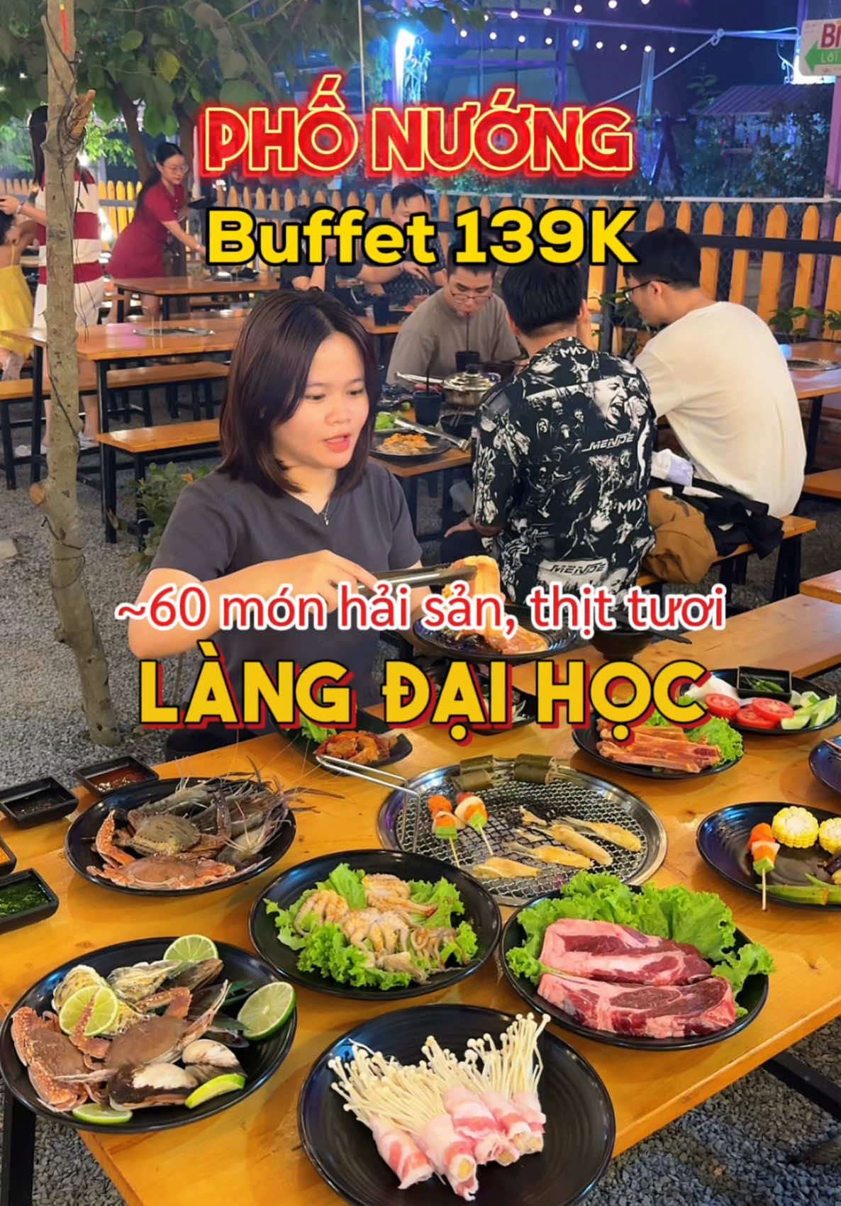 Lại thêm 1 quán #buffet ngon, rẻ chỉ #139k nè Bình Dương ơi. Ở ngay Làng Đại Học luôn, quá đã. #nướng #binhduong #dangdidaudo #dicungtiktok #reviewanngon #langdaihoc #ancungtiktok #LearnOnTikTok 