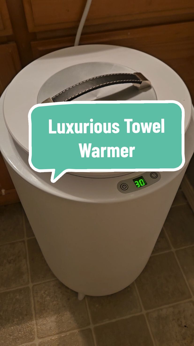 If you want to live luxurious then you need this towel warmer for your bathroom, i even use it for my kids pj's after their baths. Now they look forward to it and it keeps them so cozy and warm during this cold time of the year. #towelwarmer #warmer #warm #towel #shower #bathroom #bathroomessentials #bathroommusthaves #musthave #boujee #christmasgift #tiktokmademebuyit #giftideas  #bath #cozyathome #seasonessentials #blackfriday #cybermonday #christmas  #luxury  #TikTokShopHolidayHaul  #FallDealsForYou  #TikTokShopBlackFriday  #TikTokShopCyberMonday 