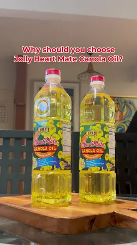 Show your heart some love and give your cooking a healthy upgrade with Jolly Heart Mate Canola Oil! ❤️💛 #fyp #fypage #oil #food #cooking