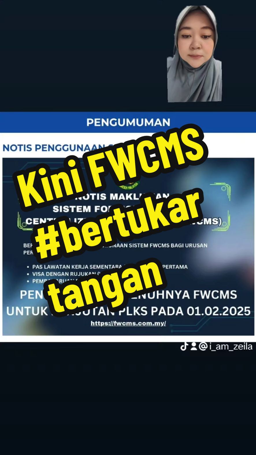 Replying to @mgta2578 Harap jelas..#lanjutanplks #eplks #epass #evdr #jabatanimigresenmalaysia #fcwms #bestinet 