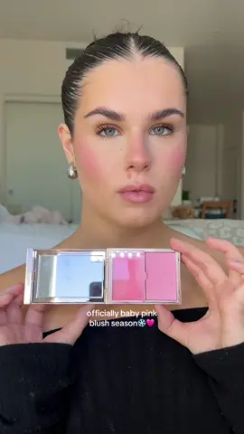 a baby pink blush with winter makeup just makes sense!!!   🩷❄️🎄 @Patrick Ta Beauty Blush Duo in shade Just Enough  @patrick ta  #patricktabeauty #patricktablush #wintermakeup #blush #sephorasale #makeuptutorial #makeup #imcoldmakeup  