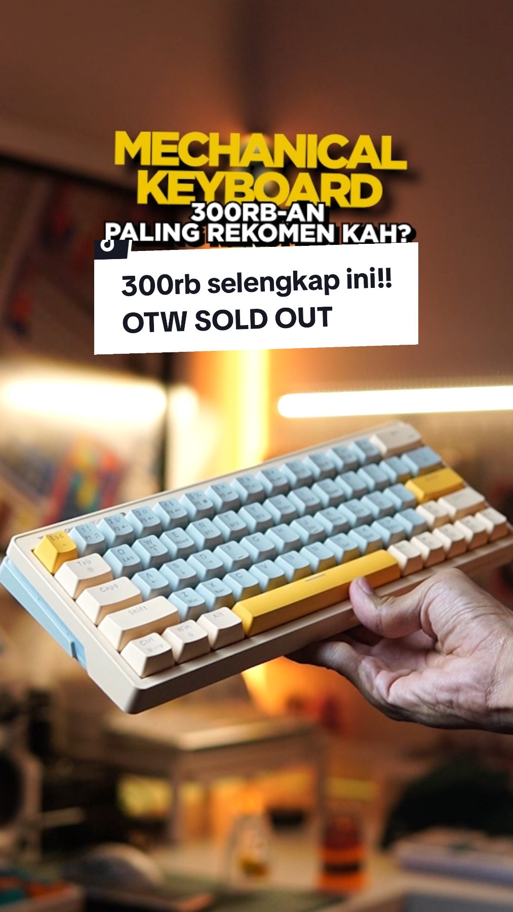 Bongkar keyboard ini bikin aku ngoceh 2 menit. tonton sampe habis. keyboard gaming triple connection 300rban LAGI #mechanicalkeyboard #keyboardgaming #customkeyboard 