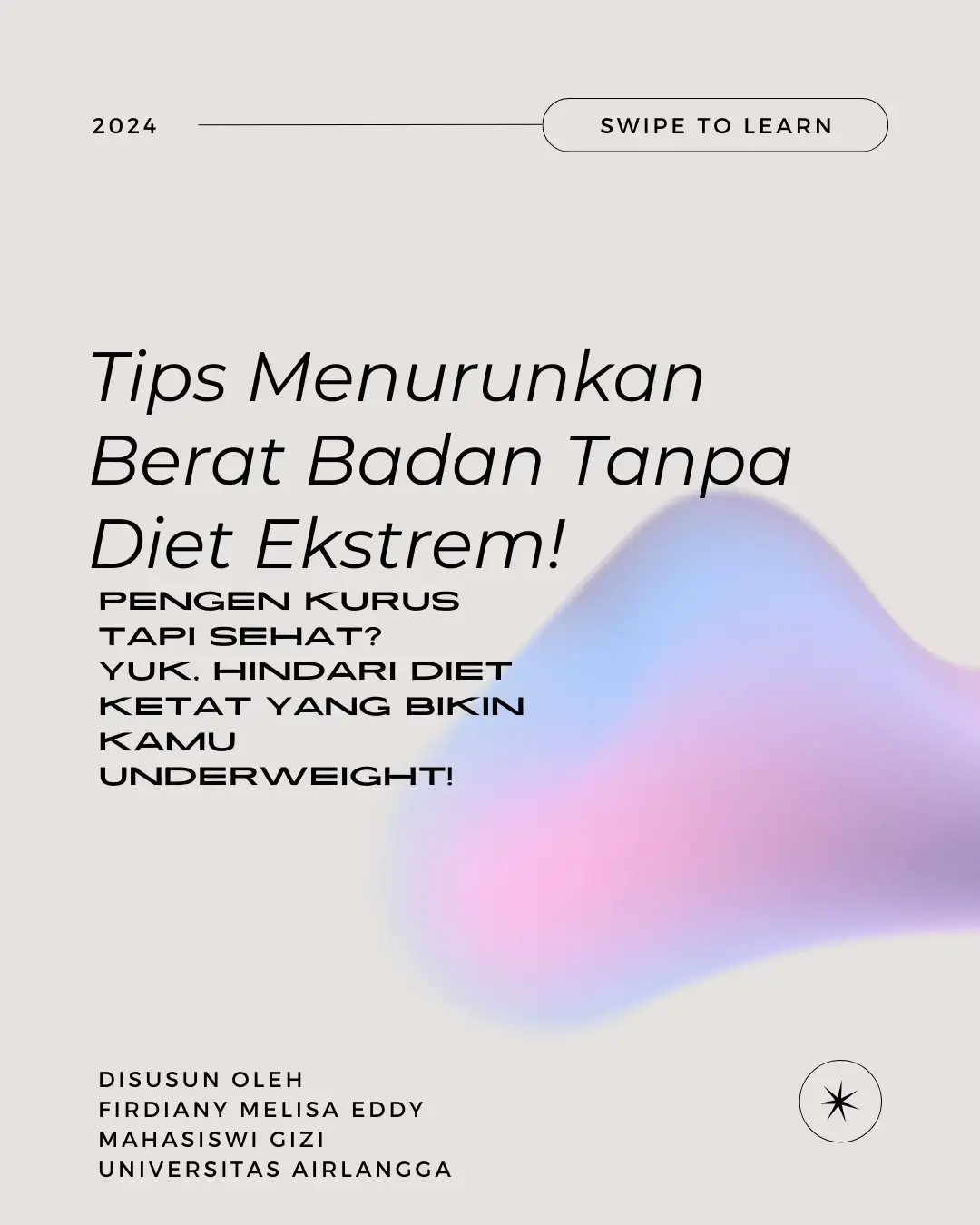 Underweight karena diet ketat? Nggak worth it, guys! 😅✨ Yuk, cari tahu cara diet sehat yang aman dan nggak bikin kamu kurang gizi. Sehat itu proses, nggak instan!  #DietSehat #HindariDietEkstrem #TumbuhSehat