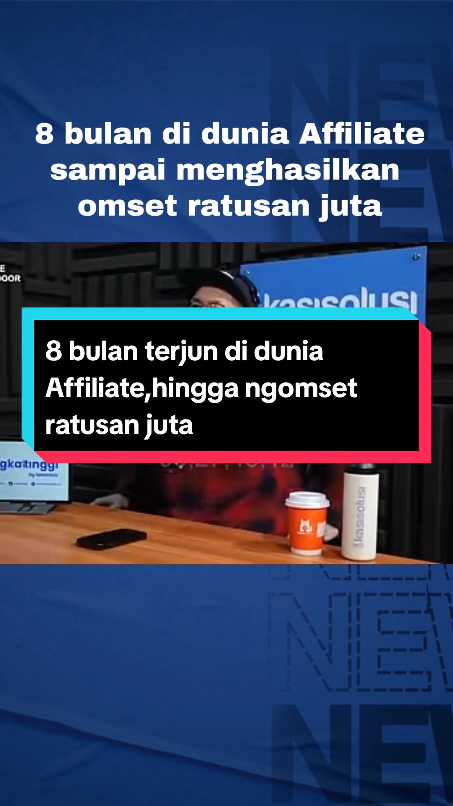 8 bulan terjun di dunia Affiliate,hingga ngasilin omset ratusan juta#affiliatemarketing #podcastclips #viralvideotiktok