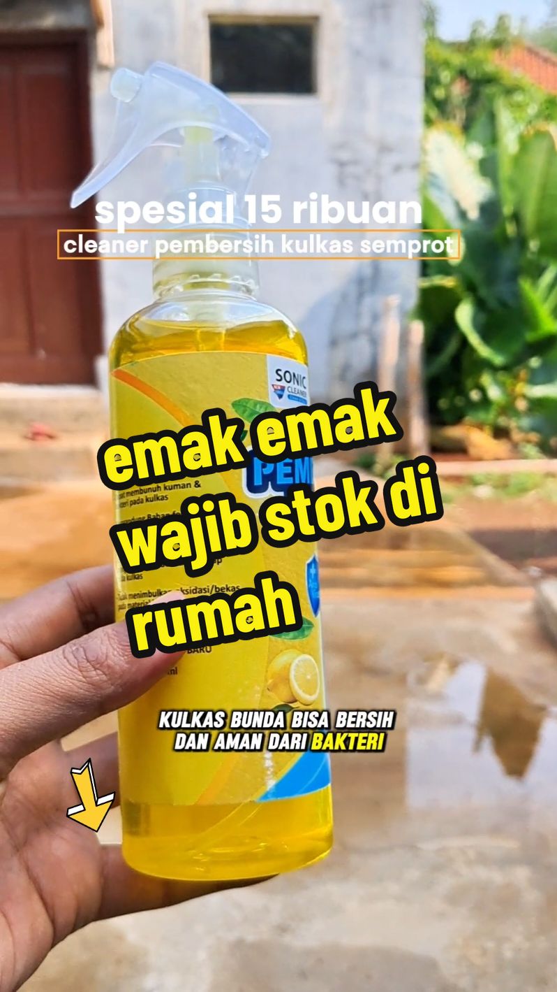 cleaner pembersih kulkas semprot super ampuh anti bau #cleaner #pembersihkulkas #sonicpembersihkulkas #cairanpembersihkulkas #cairanpembersih #promoguncang1111 