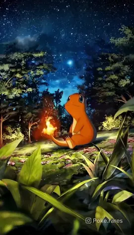 Charmander from PTCG Pocket's Genetic Apex Set - Artwork reimagined and animated by poke.rares #pokemontcgpocket #pokemontcg  #pokemon #charmander 