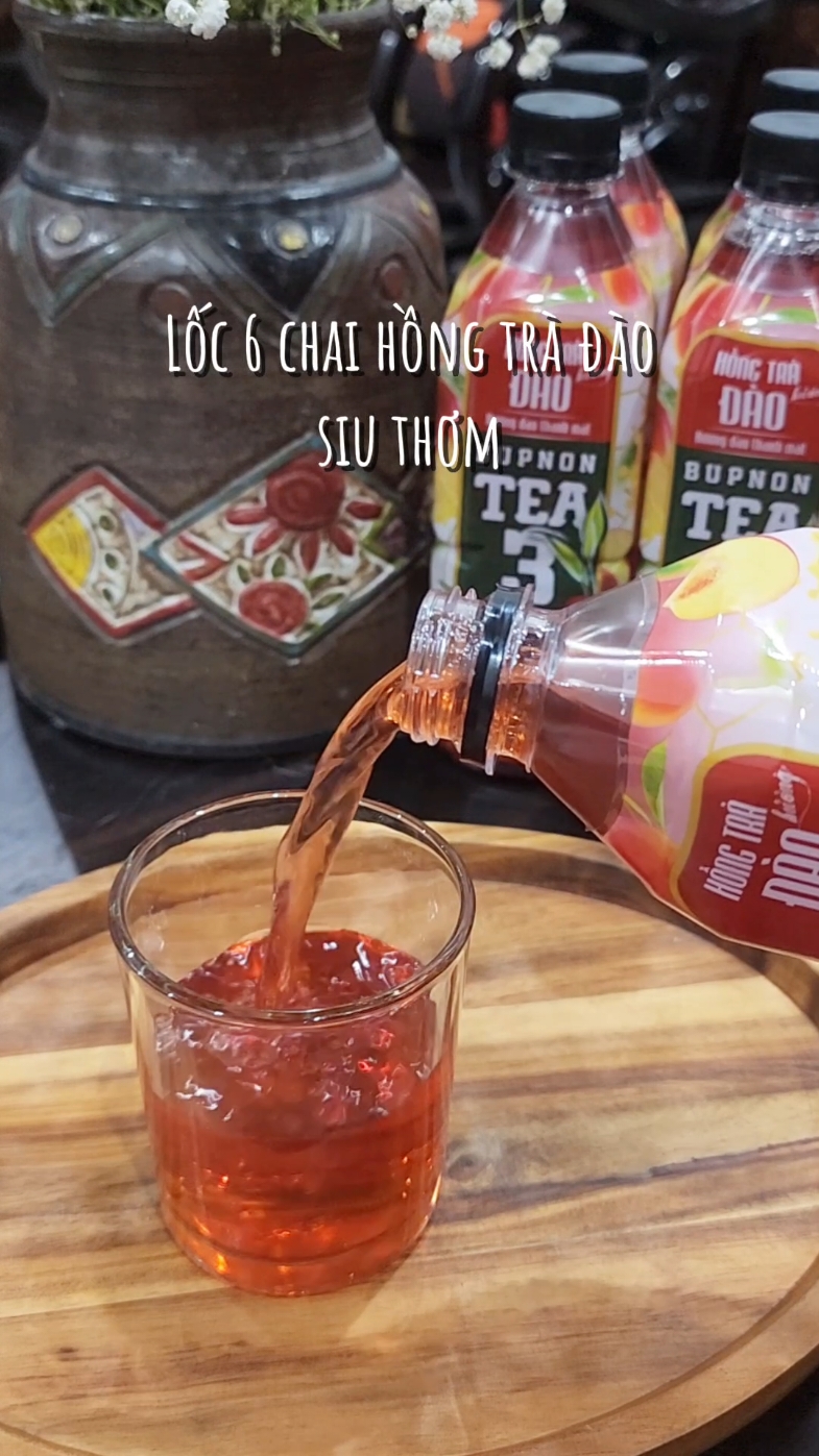 Hồng trà đào Tea 365 #hongtradao #tea365 #loc6chai #TikTokShop1111 