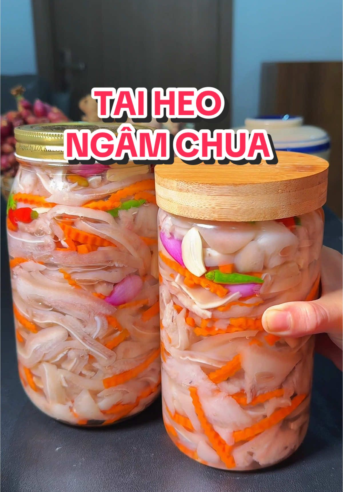 Cách làm tạ heo ngâm chua ngọt #kenhcuamy 