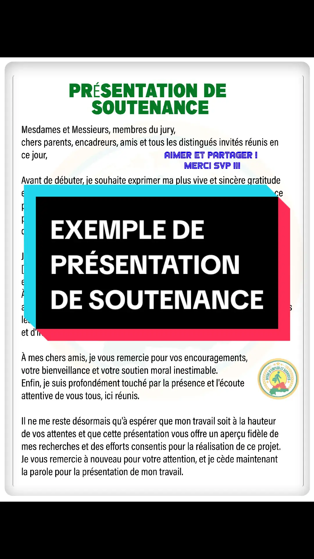 #modele #presentation #soutenance #etudes 