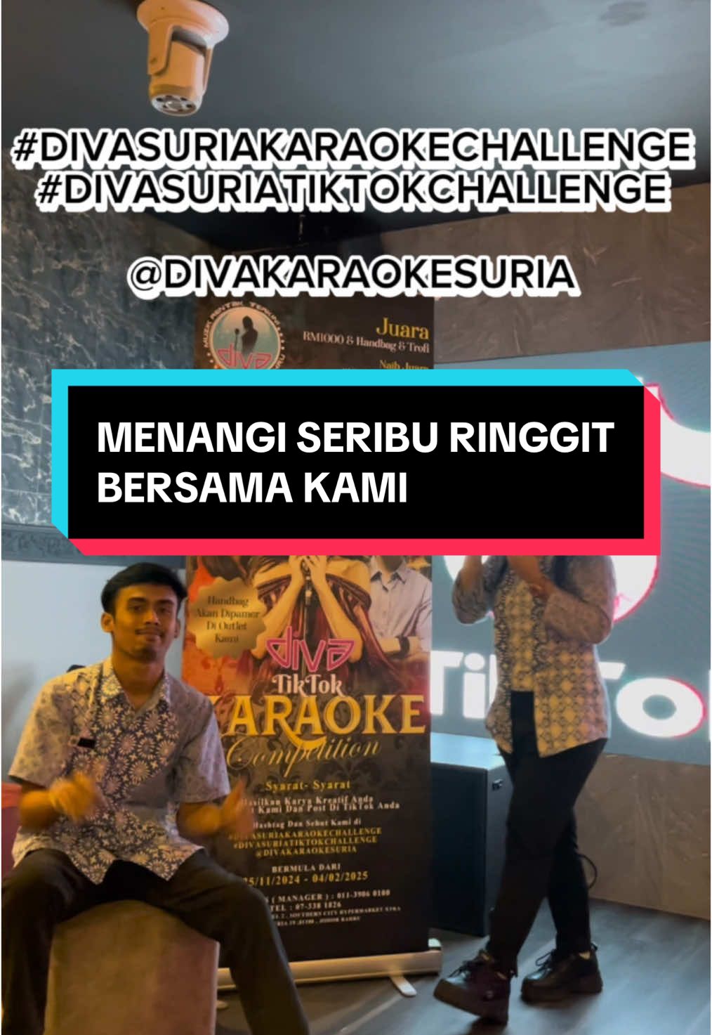 Tarikh bermula 25/11/24 - 4/2/2025 View yang paling tinggi adalah pemenang. Jom join contest bersama kami #karaokemurah #karaokeviral #divasuriatiktokchallenge #divasuriakaraokechallenge #karaokemurahjohor #fypシ 