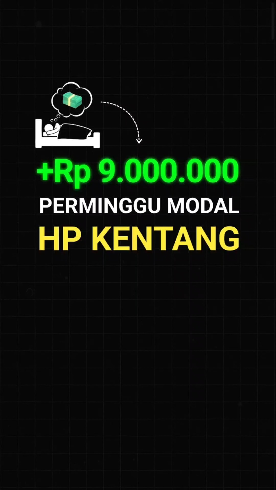 Ternyata ini Cara menghasilkan uang lewat hp kentang dibayar 9 Juta/bulan tanpa modal #caramenghasilkanuang #cariuang #carikerja #lowongankerja #tambahanpenghasilan #penghasilanpasif #uangtambahan #uang #income #money #financialfreedom