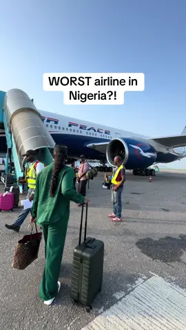 worst airline… if youre travelling in nigeria what airline are you flying? #flight #airline #lagosnigeria #nigeria 