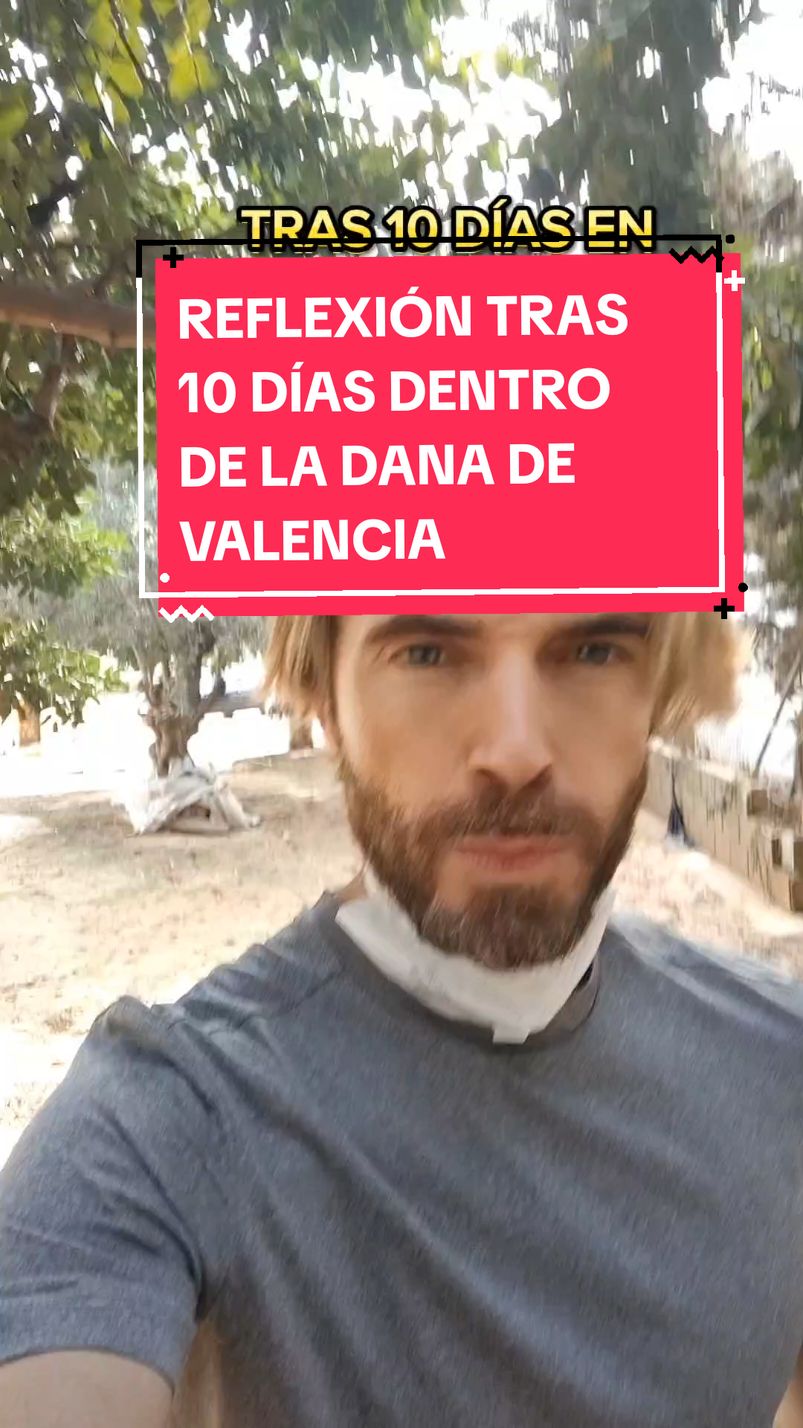 Tras 10 días dentro de la tragedia de la Dana. Siento orgullo y admiración por los que ayudáis, voluntarios y gente de honor. Y también empieza a oler y doler, a parte del todo, los que convierten el sufrimiento en un plató y monetizan el dolor. #Dana #Iluvia #inundacion #actualidad #valencia #comunidadvalenciana #emergencia #noticias #reportero #Manureyes #manureyesperiodista 