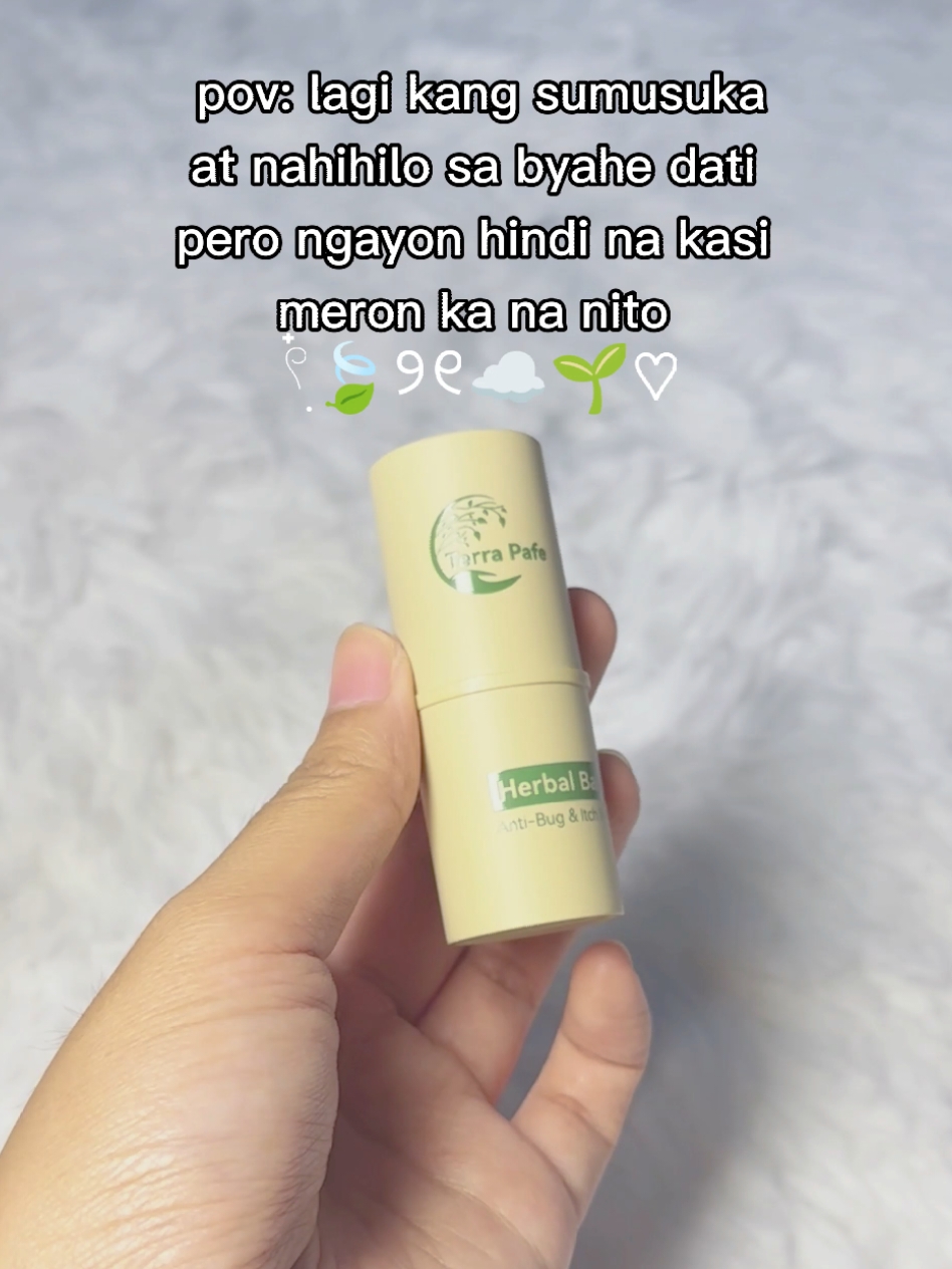 Never na magiging uwak sa biyahe 😩#terrapafe #terrapafebalm #itchrelief #antibug #reliefbalm 