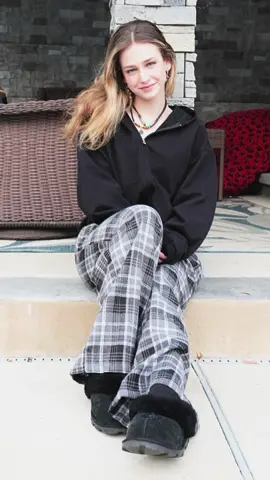 Nothing screams cozy quite like slipping into your favorite plaid pajama pants by @Makemechic Official !  Whether I'm binge-watching my favorite show or enjoying a lazy Sunday, these baggy beauties are all about comfort. Who else loves relaxing on the couch like this? 😍 Shop Amazon (Link in bio)! ⬇️⬇️⬇️⬇️⬇️⬇️⬇️⬇️⬇️⬇️ https://www.amazon.com/shop/ava_rivello_official #amazoninfluencer    #PajamaGoals #CozyVibes #PlaidPerfection #ComfyStyle #ChillOut #LazyDays #HomeSweetHome #SnuggleTime #WeekendVibes #PlaidPajamas #ComfyVibes #LazyDays #HomeSweetHome #ChillTime #CouchPotatoLife #FashionAtHome #CozyCorner #BingeWatchReady #PajamaParty