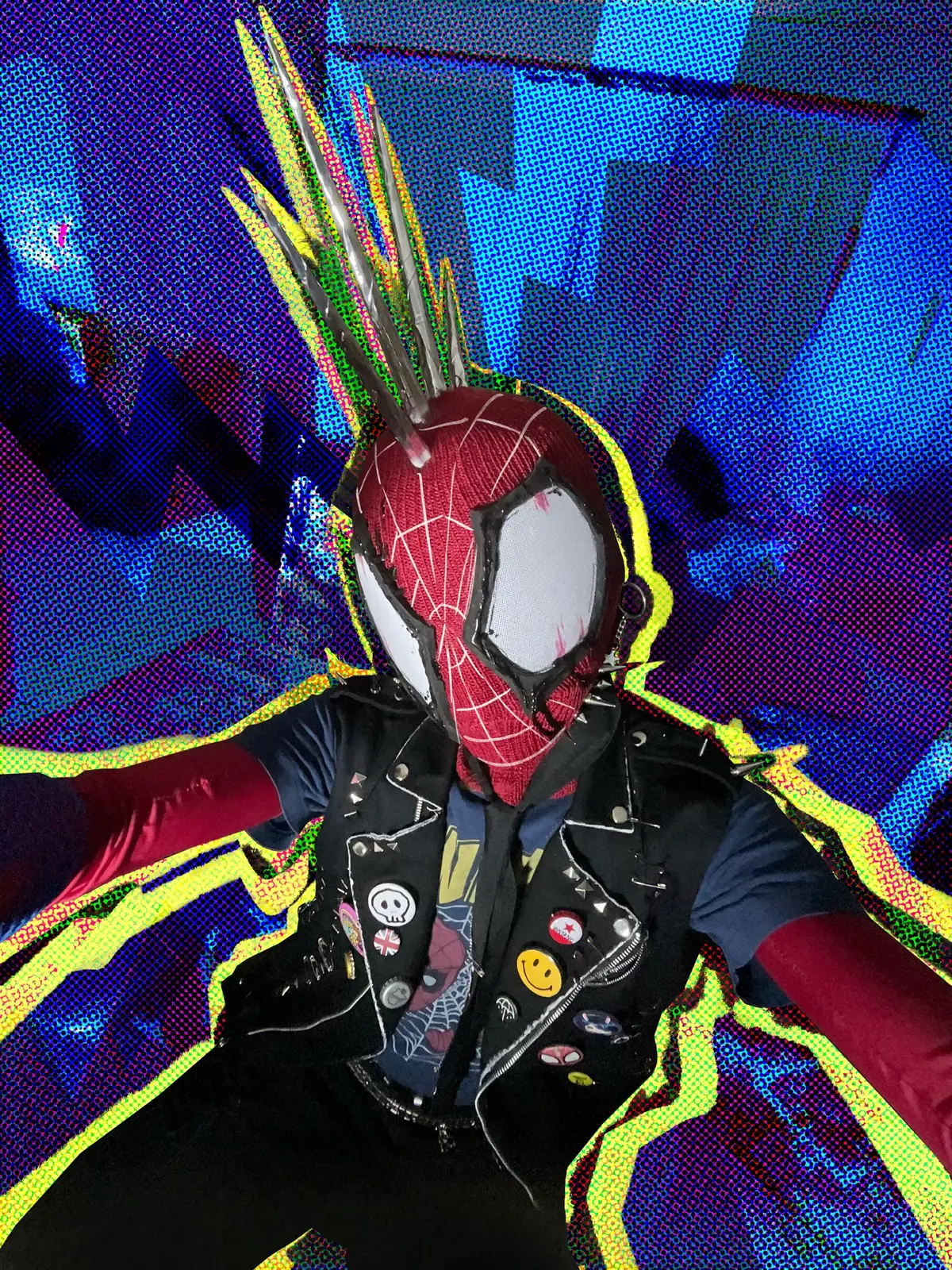 See u at cf19 (buat yg ikut) #spiderpunk #hobiebrown #spiderpunkcosplay #papermodel #spidermanacrossthespiderverse #fypシ 