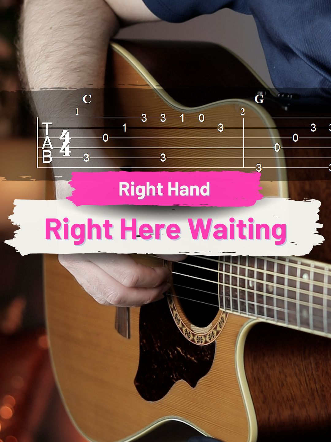 Right Here Waiting - Richard Marx | Right Hand #guitar #guitarra #violao