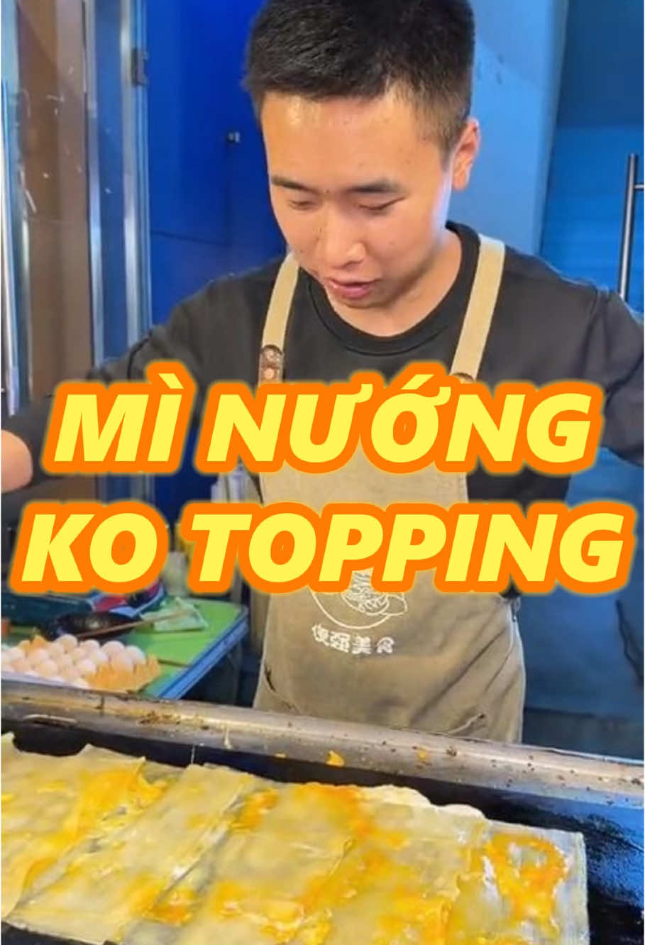 MÌ LẠNH NƯỚNG KHÔNG TOPPING #fyp 